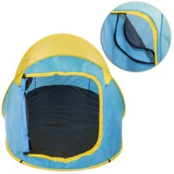 Pop Up Tent Waterkolom 1500 Mm/Cm² - Blauw - 2 Persoons 8 Pop Up Tent Waterkolom 1500 Mm/Cm² - Blauw - 2 Persoons -Bo-Camp Winkel 1200x1200 1164