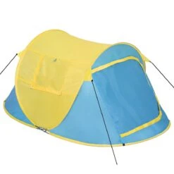 Pop Up Tent Waterkolom 1500 Mm/Cm² - Blauw - 2 Persoons 9 Pop Up Tent Waterkolom 1500 Mm/Cm² - Blauw - 2 Persoons -Bo-Camp Winkel 1200x1200 1165