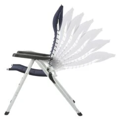 Campart Campingstoel CH-0592 - Opvouwbaar Met Hoofdsteun - 7 Verstelbare Standen - Lichtgewicht - Blauw -Bo-Camp Winkel 1200x1200 12