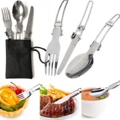 Camping Outdoor Kookset 13-delig Camping Servies En Pannen Pannenset Keukengerei - BPA-vrij & Geen Giftige Stoffen - Opvouwbaar & Licht - Ideaal Voor Reizen, Festival, Wandelen -Bo-Camp Winkel 1200x1200 1260