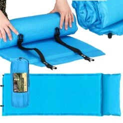Springos Slaapmat | Zelfopblazend | 186 Cm | Inclusief Hoes & Hoofdkussen | Lichtblauw 26 Springos Slaapmat | Zelfopblazend | 186 Cm | Inclusief Hoes & Hoofdkussen | Lichtblauw -Bo-Camp Winkel 1200x1200 1292
