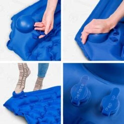 TRVLMORE Slaapmat - Zelfopblazend - 1 Persoons - Ingebouwde Pomp En Kussen - Blauw -Bo-Camp Winkel 1200x1200 1332