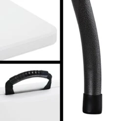 Casaria Tuintafel Opvouwbaar – Met Draaggreep 220x70 Cm – Wit -Bo-Camp Winkel 1200x1200 134