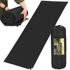 Springos Slaapmat | Zelfopblazend | 180 Cm | Inclusief Hoes | Zwart -Bo-Camp Winkel 1200x1200 1340