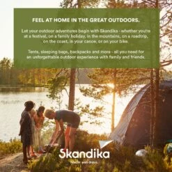 Skandika Easy Single Zelfopblaasbaar Slaapmat – Slaapmat – Slaapmat Zelfopblazend – Logeerbed – Polyester, PVC - Premium Zelfopblazend Luchtbed, Antislip-materiaal, Ideaal Voor Camping – Outdoor, Camping – Kamperen – 196 X 60 X 10 Cm – 3.2kg - Grijs -Bo-Camp Winkel 1200x1200 1386