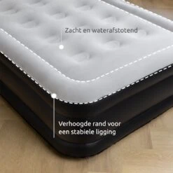 BluMill Eenpersoons Luchtbed - Met Ingebouwde Pomp - Luchtbed Zelfopblazend - Incl. Draagtas - 191x99x36 Cm -Bo-Camp Winkel 1200x1200 1419
