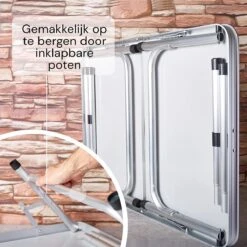 Liivo Aluminium Inklapbare Tafel - Campeertafel 75x55x60cm 15 Liivo Aluminium Inklapbare Tafel - Campeertafel 75x55x60cm -Bo-Camp Winkel 1200x1200 143