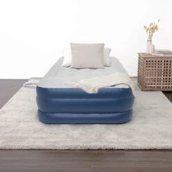 LifeGoods Luchtbed - 1 Persoons - Met Ingebouwde Pomp - Incl. Draagtas En Reparatiekit -Bo-Camp Winkel 1200x1200 1430