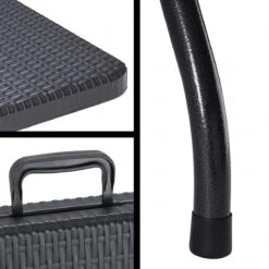 Casaria Tuintafel Opvouwbaar – Met Draaggreep 180x75 Cm – Zwart -Bo-Camp Winkel 1200x1200 188