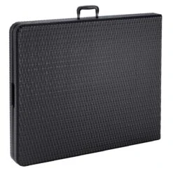 Casaria Tuintafel Opvouwbaar – Met Draaggreep 180x75 Cm – Zwart -Bo-Camp Winkel 1200x1200 194