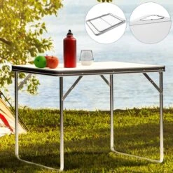 Merkloos Aluminium Inklapbare Tuintafel - Campingtafel - 80x60x68 Cm 19 Merkloos Aluminium Inklapbare Tuintafel - Campingtafel - 80x60x68 Cm -Bo-Camp Winkel 1200x1200 200