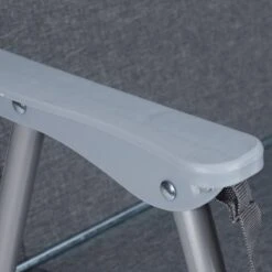 Relaxdays Strandstoel Opvouwbaar - Set Van 2 - Lage Campingstoel - Kampeerstoel Leuning - Grijs -Bo-Camp Winkel 1200x1200 239