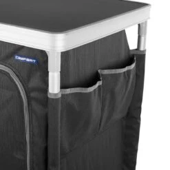 Campart Campingkast CU-0719 – Opvouwbaar En Verstelbaar - 4 Verstelbare Poten - 3 Lagen - Aluminium Frame - Grijs -Bo-Camp Winkel 1200x1200 282
