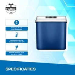 Koelbox Met ECO Modus Voor Auto & Camping Warm En Koud 32L - Frigobox Elektrisch 32 Liter Met 12v 230 Volt - Verkoelt En Verwamt - MiniBar - Mini Koelkast -Bo-Camp Winkel 1200x1200 300