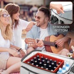 Bomoe Opvouwbare Koeltas IceBreezer KT53 - Koelbox Voor Onderweg - 53x37x32 Cm - 52 Liter - Picknicktas Perfect Voor Barbecues Of Festivals -Bo-Camp Winkel 1200x1200 353