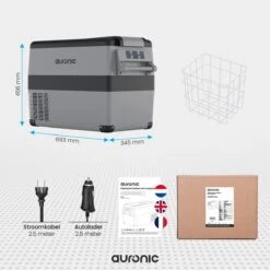 Auronic Elektrische Koelbox - 40.5L - Compressor - 12V En 240V - Grijs 12 Auronic Elektrische Koelbox - 40.5L - Compressor - 12V En 240V - Grijs -Bo-Camp Winkel 1200x1200 395