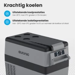 Auronic Elektrische Koelbox - 40.5L - Compressor - 12V En 240V - Grijs 18 Auronic Elektrische Koelbox - 40.5L - Compressor - 12V En 240V - Grijs -Bo-Camp Winkel 1200x1200 401
