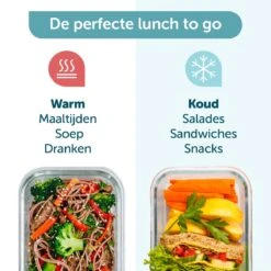 ForDig Lunchtas Grijs - Koeltas Gemaakt Van 600D Polyester Met PEVA-Voering - Ruimte Voor Lunchtrommel / Snacks / Blikjes - Koel Tas Met Mesh Opbergruimtes En Ruimte Voor Bestek - Lunch Tas Cool Bag - Coolerbag - Kleine Cooler -Bo-Camp Winkel 1200x1200 478