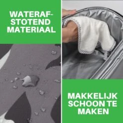 Packaway 4 Laags Geïsoleerde Koeltas - Lunchtas 15 Liter - Camouflage Grijs -Bo-Camp Winkel 1200x1200 509