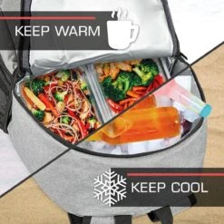 Bomoe Koeltas Rugzak IceBreezer KR45 Koelrugzak Grijs 45x19x33 Cm - 25 Liter -Bo-Camp Winkel 1200x1200 530