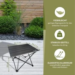 Skandika Ruka S Kleine Campingtafel – Campingtafels - Aluminium Campingtafel, Opvouwbaar, Zeer Licht, Eenvoudig Te Monteren, Stabiele Standaard - Opvouwtafel Voor Kamperen, Tenten Wandelen, Reizen, Thuis, Tuin – Tot Max. 20 Kg. - Grijs 11 Skandika Ruka S Kleine Campingtafel – Campingtafels - Aluminium Campingtafel, Opvouwbaar, Zeer Licht, Eenvoudig Te Monteren, Stabiele Standaard - Opvouwtafel Voor Kamperen, Tenten Wandelen, Reizen, Thuis, Tuin – Tot Max. 20 Kg. - Grijs -Bo-Camp Winkel 1200x1200 61