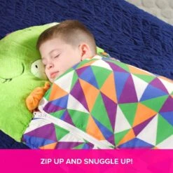 Draak Slaapzak -160 Cms | Kinderslaapzak | Slaapzak Junior | Nappers | Children Sleeping Bag | Kinderen Slaapzak | Super Soft 2 In 1 Fun Pillow &Sleepy For Boys | Draak Slaapzak | Zachte Slaapzak | Knuffel Slaapzak | 2 In 1 Slaapzak | Kinderen -Bo-Camp Winkel 1200x1200 648