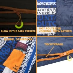 Dutch Mountains Slaapzak Goeree XL - Extra Groot 220x90cm - Katoenen Binnenkant - Aanritsbaar - Tochtstrip En Compressiehoes 10 Dutch Mountains Slaapzak Goeree XL - Extra Groot 220x90cm - Katoenen Binnenkant - Aanritsbaar - Tochtstrip En Compressiehoes -Bo-Camp Winkel 1200x1200 676