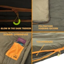 Dutch Mountains Slaapzak Vlieland XL - Grote Katoenen 210 X 80cm Lichtgewicht - Incl. Tasje En Tochtstrip -Comfortzone: 5-8 Graden- 8 Dutch Mountains Slaapzak Vlieland XL - Grote Katoenen 210 X 80cm Lichtgewicht - Incl. Tasje En Tochtstrip -Comfortzone: 5-8 Graden- -Bo-Camp Winkel 1200x1200 716