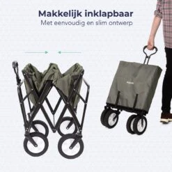 LifeGoods Bolderkar - Opvouwbaar - Draaibare Wielen - 2 Standen - 70KG Draagkracht - Groen 11 LifeGoods Bolderkar - Opvouwbaar - Draaibare Wielen - 2 Standen - 70KG Draagkracht - Groen -Bo-Camp Winkel 1200x1200 829