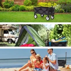 LifeGoods Bolderkar - Opvouwbaar - Draaibare Wielen - 2 Standen - 70KG Draagkracht - Zwart 13 LifeGoods Bolderkar - Opvouwbaar - Draaibare Wielen - 2 Standen - 70KG Draagkracht - Zwart -Bo-Camp Winkel 1200x1200 869