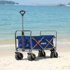 AREBOS Handkar | Transportwagen | Apparatuurwagen | Opvouwbaar | Blauw -Bo-Camp Winkel 1200x1200 907