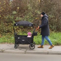 FableKids LEO X4Lite Opvouwbare Handkar Met Dak Onyx Zwart 16 FableKids LEO X4Lite Opvouwbare Handkar Met Dak Onyx Zwart -Bo-Camp Winkel 1200x1200 918