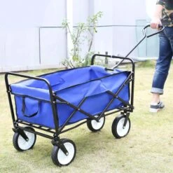 Merkloos Bolderkar - Bolderkar Opvouwbaar - Bolderwagen - Bolderwagen Opvouwbaar - Blauw -Bo-Camp Winkel 1200x1200 934