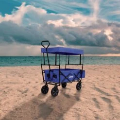 AREBOS Handwagen Vouwbare Dak Handwagen Vouwbare Trolley Uitrustingswagen Blauw 16 AREBOS Handwagen Vouwbare Dak Handwagen Vouwbare Trolley Uitrustingswagen Blauw -Bo-Camp Winkel 1200x1200 981