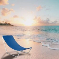 In Round Strandstoel Met Opbergtas – Opvouwbaar / Inklapbaar – Blauw – Campingstoel – Vouwstoel – Visstoel – Strand Stoel / Stoelen – Lichtgewicht Kampeerstoel – Beach Chair – Voor Volwassenen – Outdoor – Camping -Bo-Camp Winkel 1200x1200 99