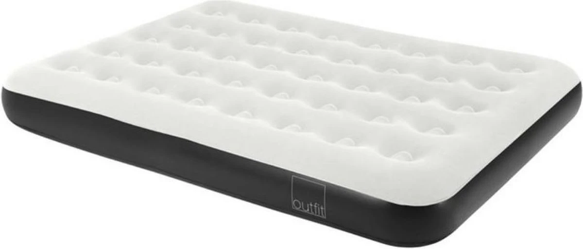 Orange85 Luchtbed - Tweepersoons - Met Reparatieset - Zwart - Grijs 1 Orange85 Luchtbed - Tweepersoons - Met Reparatieset - Zwart - Grijs