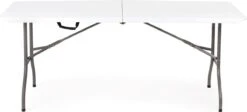Inklapbare Tafel - Opklaptafel - 180x70x73,5 Cm - Wit -Bo-Camp Winkel 1200x543