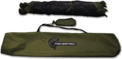 FisherPro Karpertent Met Stormcover – Vistent – Tent - Bescherming Tegen Zon En Wind – 100% Waterdichte Stormhoes – Met Handige Meeneemtas – Ook Geschikt Als Strandtent Of Festivaltent – Extra Veiligheid En Warmte Door Stormcover -Bo-Camp Winkel 1200x582