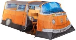 Merkloos Volkswagen Bus Tent - Oranje - 4 Persoons -Bo-Camp Winkel 1200x627 3