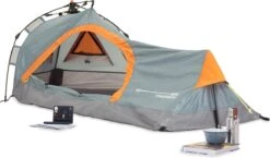 Where Tomorrow Solo Tent Pop Up 225X100X57 Cm - Grijs - 1 Persoons -Bo-Camp Winkel 1200x705 1