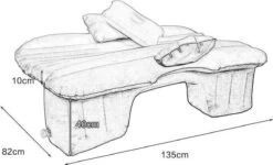 Merkloos Auto Reizen Opblaasbare Matras Luchtbed Camping Universele SUV Achterbank Couch (Grijs) -Bo-Camp Winkel 1200x727 4