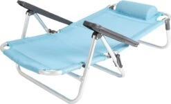 Bo-Camp Beach Chair - Monaco - Aluminium - Blauw -Bo-Camp Winkel 1200x728