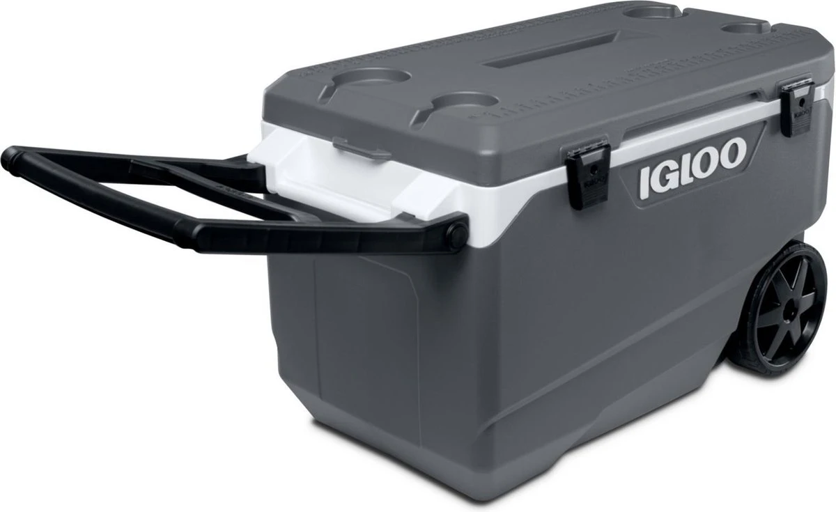 Igloo Latitude 90 Roller - Grote Koelbox Op Wielen - 85 Liter - Grijs 10 Igloo Latitude 90 Roller - Grote Koelbox Op Wielen - 85 Liter - Grijs - Afbeelding 10