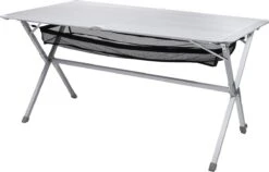 Campart Campingtafel XL TA-0806 - Opvouwbaar, Lichtgewicht En Met Verstelbare Poten - Kampeertafel Inklapbaar Inclusief Opbergtas - 140 X 80 X 70 Cm - Wit -Bo-Camp Winkel 1200x770