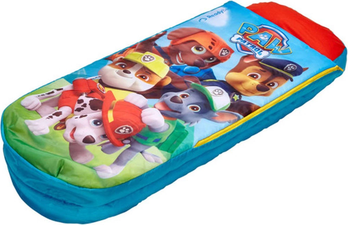 Paw Patrol ReadyBed Luchtbed + Slaapzak + Kussen - Blauw - 150x62x20 1 Paw Patrol ReadyBed Luchtbed + Slaapzak + Kussen - Blauw - 150x62x20
