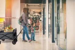 Hoogwaardige Bolderkar Opvouwbaar - Antraciet - Kinderen - Baby - Opslagkar - Bolderwagen - Tuinkar - Bolderkarren -Bo-Camp Winkel 1200x798 9