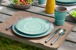 Bo-Camp Servies Halo - 12 Delig Melamine - Aqua 12 Bo-Camp Servies Halo - 12 Delig Melamine - Aqua -Bo-Camp Winkel 1200x800 151