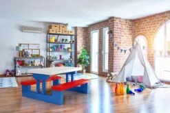 Merkloos Kinder Picknicktafel Met Parasol - Blauw 14 Merkloos Kinder Picknicktafel Met Parasol - Blauw -Bo-Camp Winkel 1200x800 2