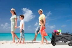 Hoogwaardige Bolderkar Opvouwbaar - Antraciet - Kinderen - Baby - Opslagkar - Bolderwagen - Tuinkar - Bolderkarren -Bo-Camp Winkel 1200x800 35