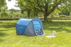 Dunlop Pop Up Tent 220 X 120 X 90 Cm - Grijs/ Blauw - 1 Persoons 12 Dunlop Pop Up Tent 220 X 120 X 90 Cm - Grijs/ Blauw - 1 Persoons -Bo-Camp Winkel 1200x800 44